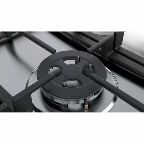 Bosch | PGQ7B5B90 | Hob | Gas | Number of burners/cooking zones 5 | Rotary knobs | Stainless steel - 4